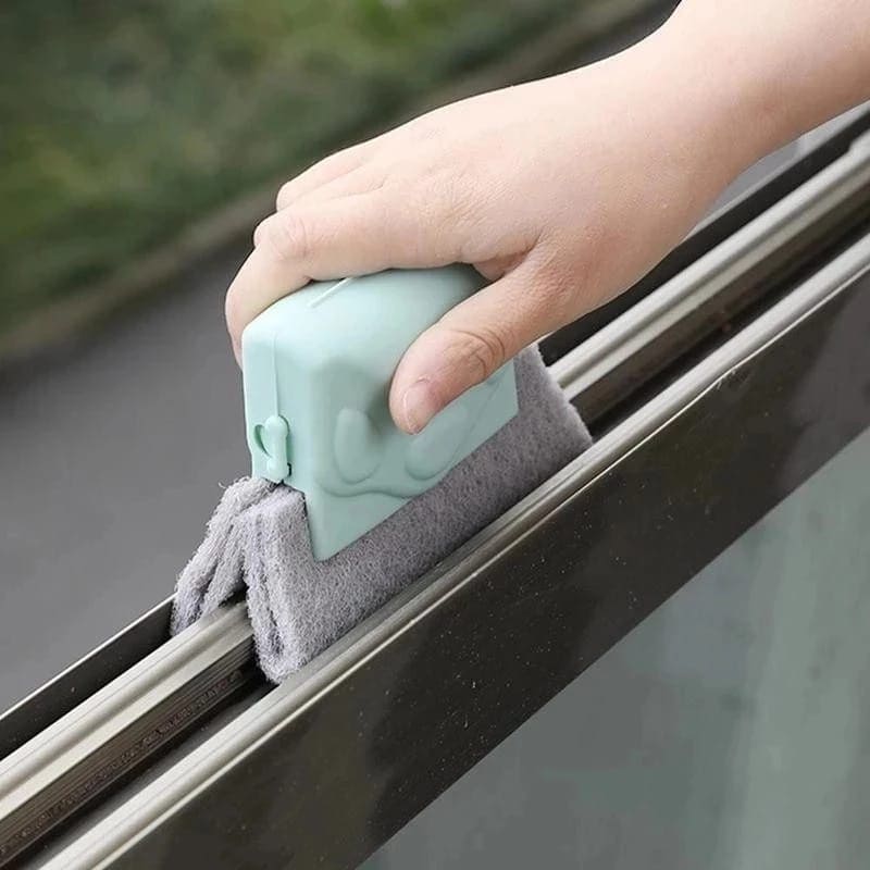 Magic Window Groove Cleaning Brush, Window Track Crevice Gap Corner Cleaner, Household Magic Window Cleaning Too